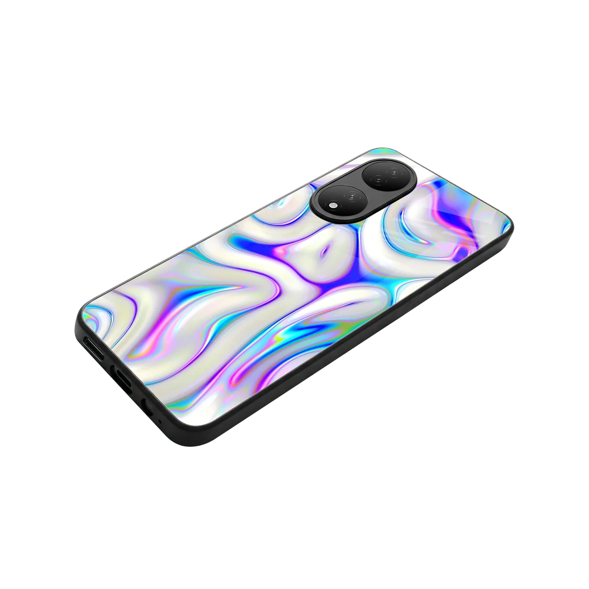 Lilac Drift stylish phone case for Vivo-y100 | glossy glass and slim fit