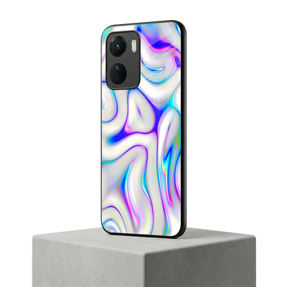 Lilac Drift vivo y16 mobile cover | shockproof glass phone case