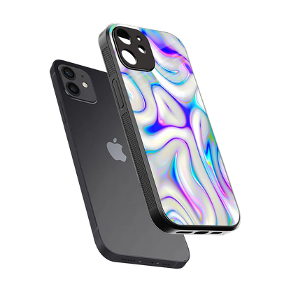 Lilac Drift sleek iphone 11 cover with tempered glass back and TPU edges