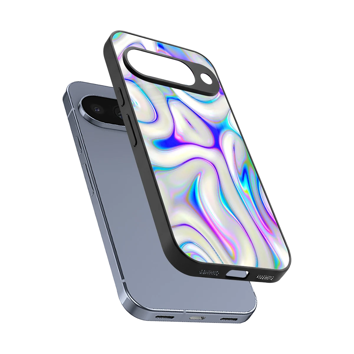Lilac Drift sleek google pixel 10 cover with tempered glass back and TPU edges