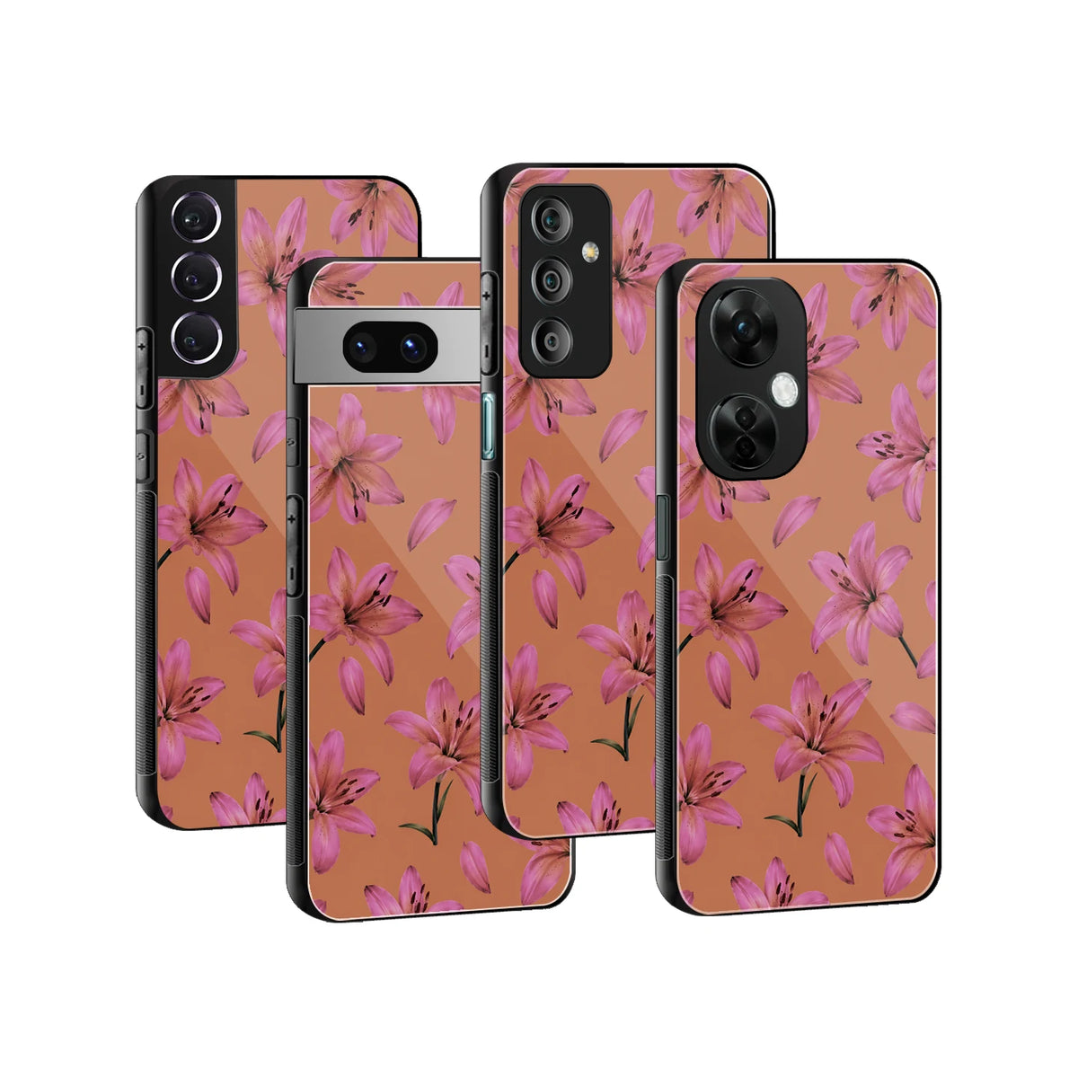 Stylish Glass Back Case for All Smartphones iPhone, Samsung, OnePlus, Pixel, Redmi, Oppo, Vivo, Motorola