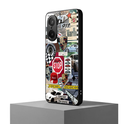 Limitless Ride oneplus nord ce5 5g mobile cover | shockproof glass phone case
