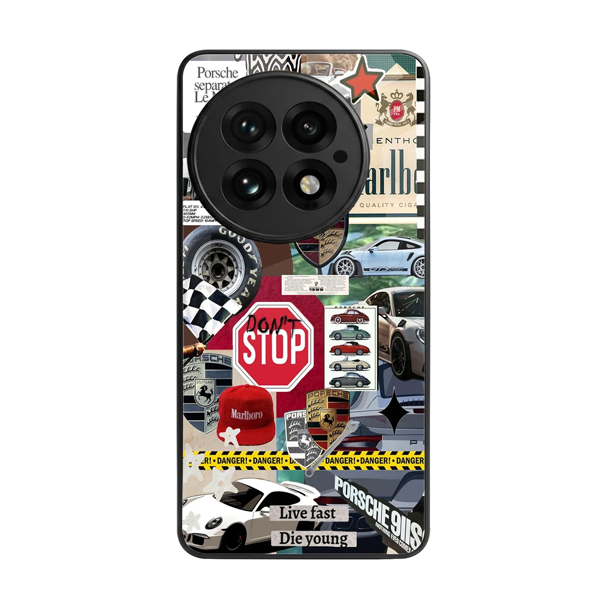 Limitless Ride back phone cover | glass case for oneplus 13