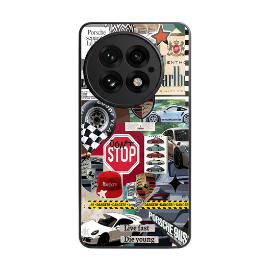 Limitless Ride back phone cover | glass case for oneplus 13