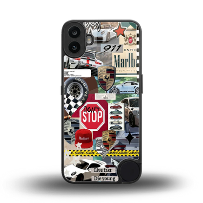 Limitless Ride back phone cover | glass case for cmf nothing phone 1
