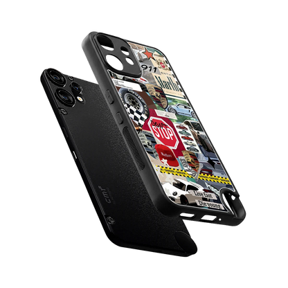 Limitless Ride sleek cmf nothing phone 2 pro cover with tempered glass back and TPU edges