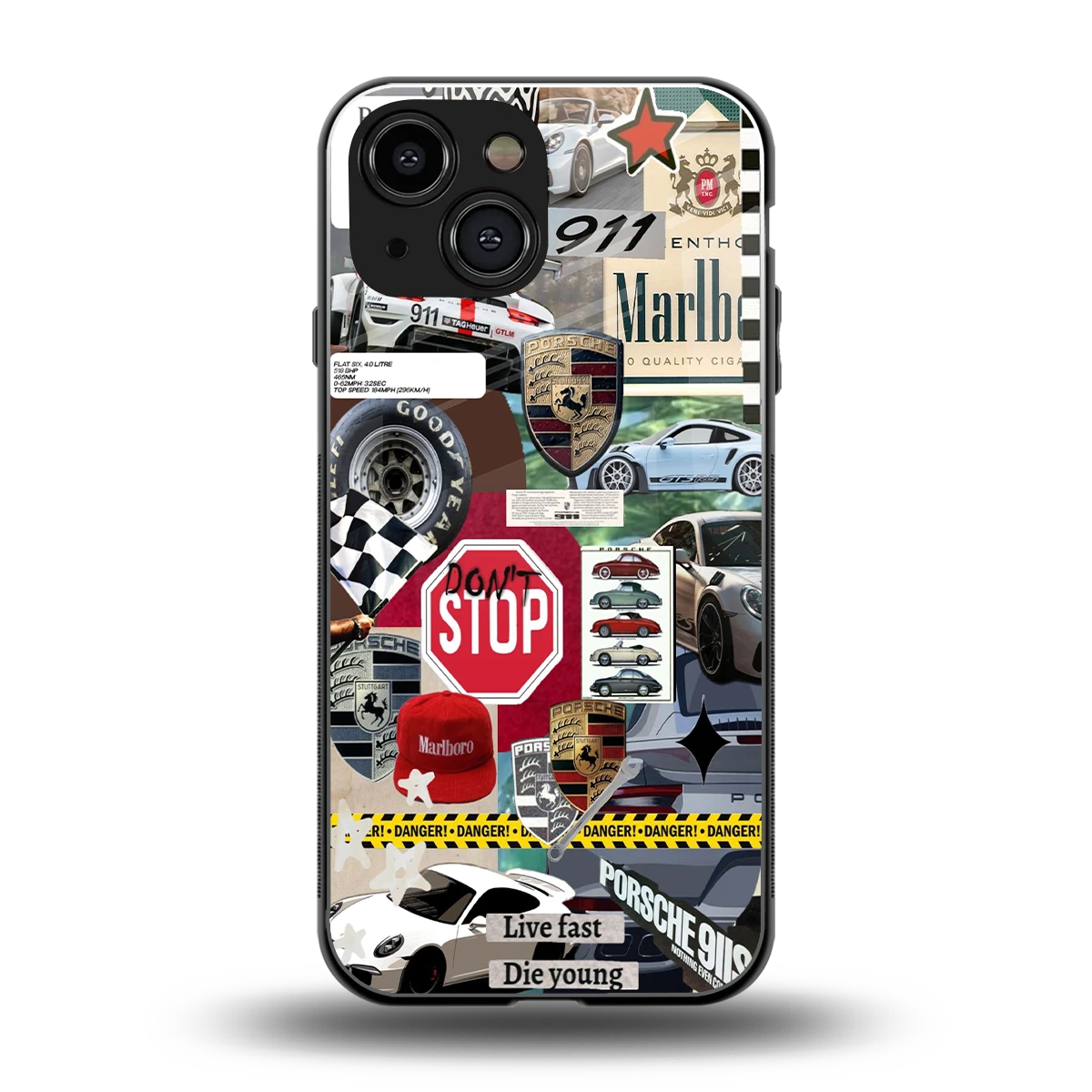 Limitless Ride back phone cover | glass case for iphone 13 mini