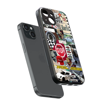 Limitless Ride sleek iphone 12 mini cover with tempered glass back and TPU edges