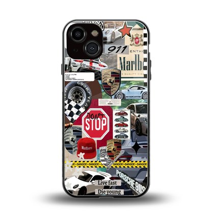 Limitless Ride back phone cover | glass case for iphone 13