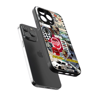 Limitless Ride sleek iphone 15 pro max cover with tempered glass back and TPU edges