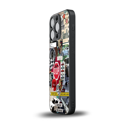 Limitless Ride iphone 15 pro mobile cover | shockproof glass phone case