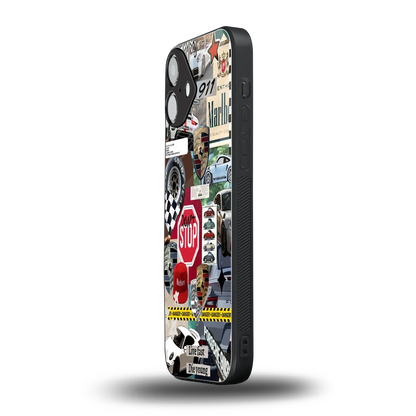 Limitless Ride iphone 16 plus mobile cover | shockproof glass phone case