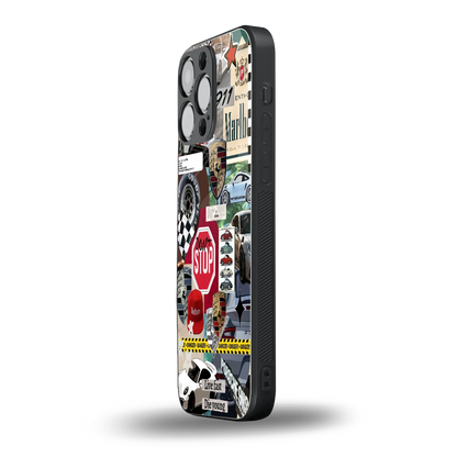 Limitless Ride iphone 16 pro max mobile cover | shockproof glass phone case