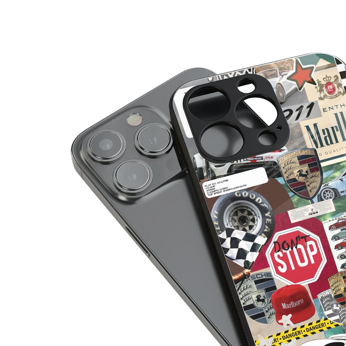 Limitless Ride stylish phone case for iphone 14 plus | glossy glass and slim fit