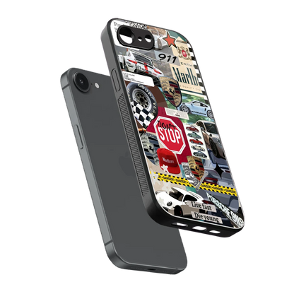 Limitless Ride sleek iphone 16e cover with tempered glass back and TPU edges