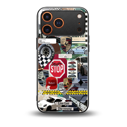 Limitless Ride back phone cover | glass case for iphone 17 pro