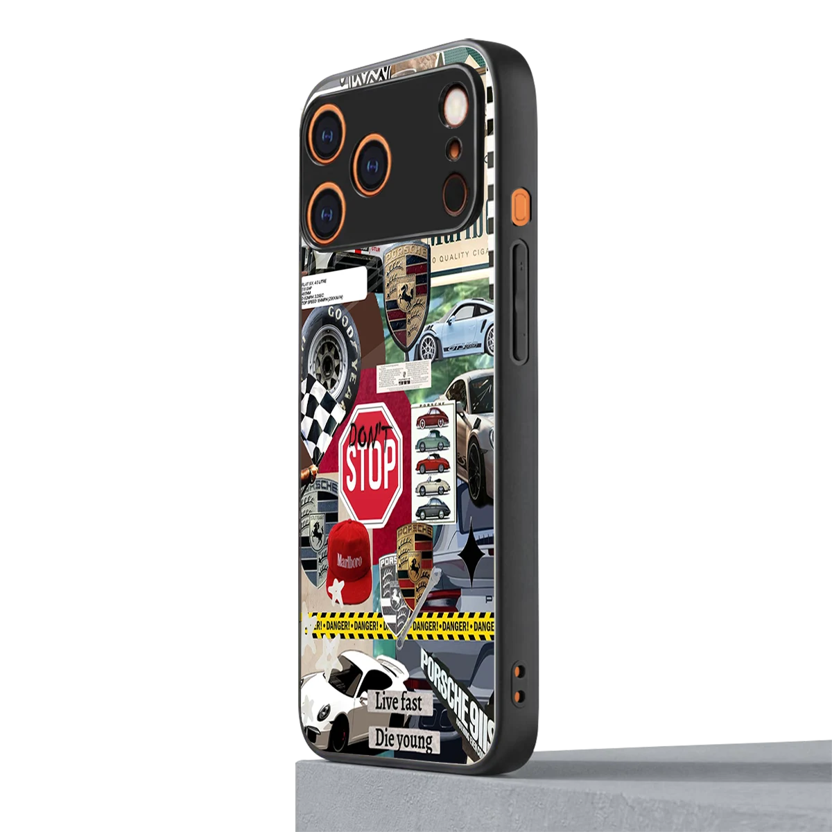 Limitless Ride iphone 17 pro mobile cover | shockproof glass phone case