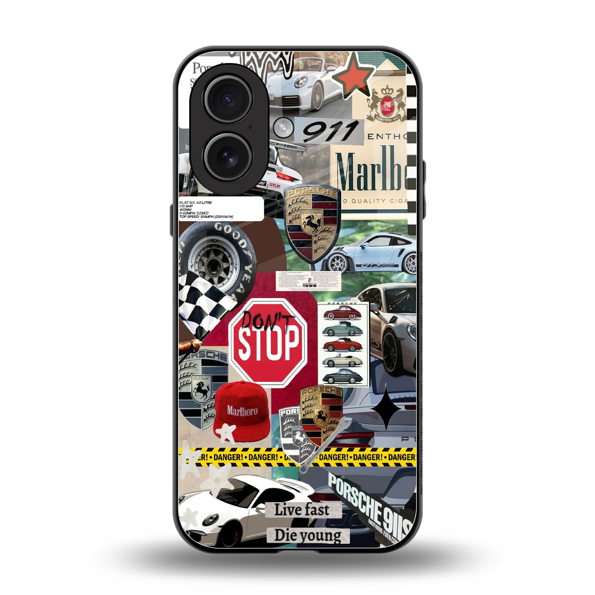 Limitless Ride back phone cover | glass case for iphone 17