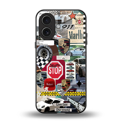 Limitless Ride back phone cover | glass case for iphone 17