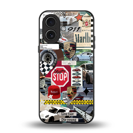 Limitless Ride back phone cover | glass case for iphone 17