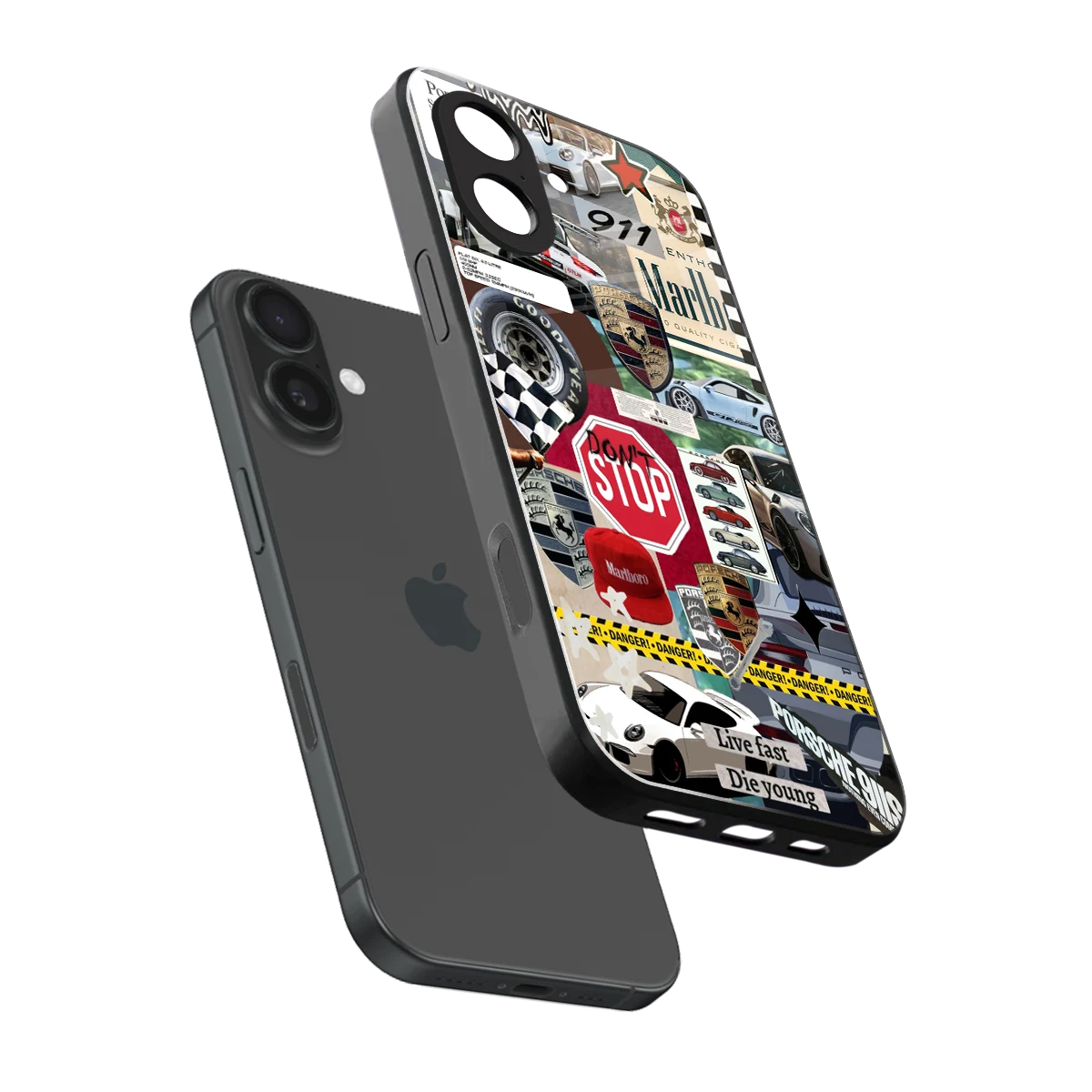 Limitless Ride sleek iphone 17 cover with tempered glass back and TPU edges