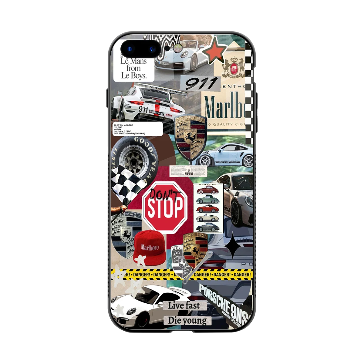 Limitless Ride back phone cover | glass case for iphone 8 plus