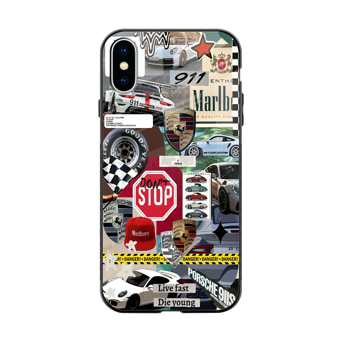 Limitless Ride back phone cover | glass case for iphone x
