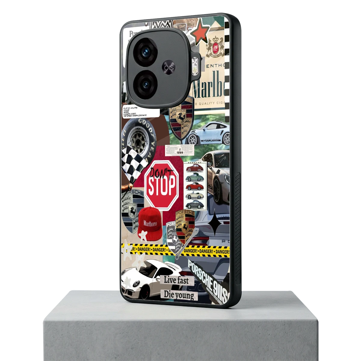 Limitless Ride iqoo neo 10r 5g mobile cover | shockproof glass phone case