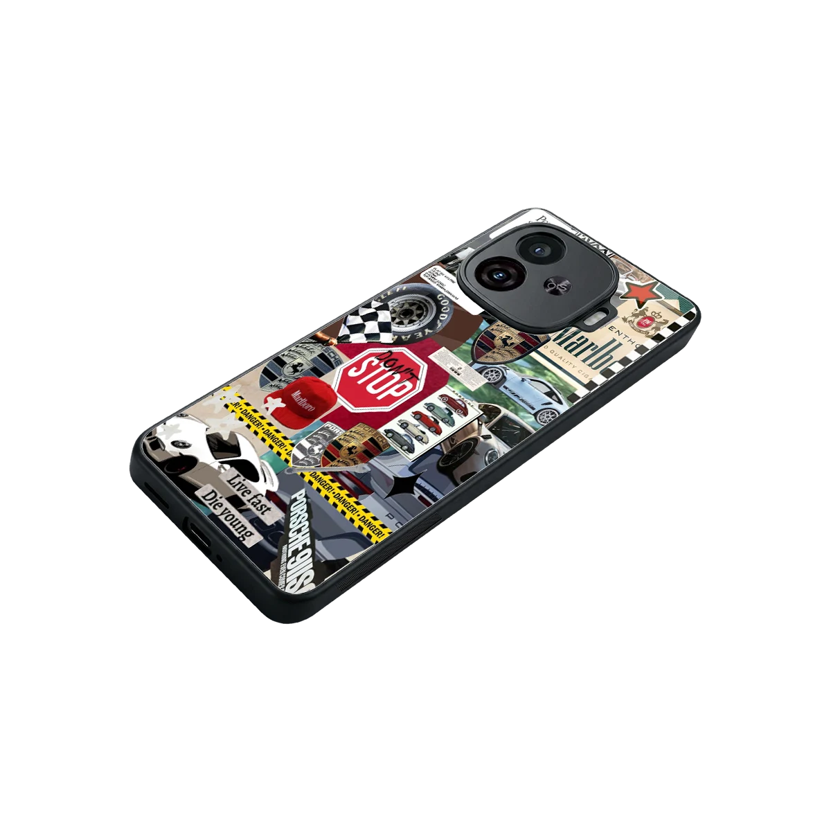 Limitless Ride stylish phone case for iqoo neo 10r 5g | glossy glass and slim fit