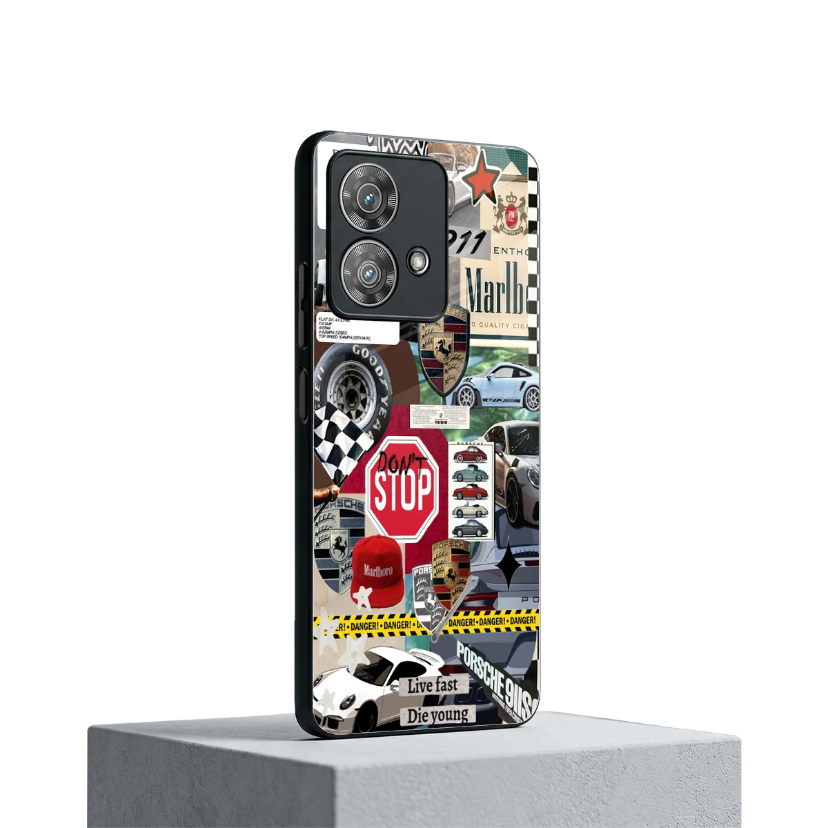 Limitless Ride motorola edge 40 neo 5g mobile cover | shockproof glass phone case