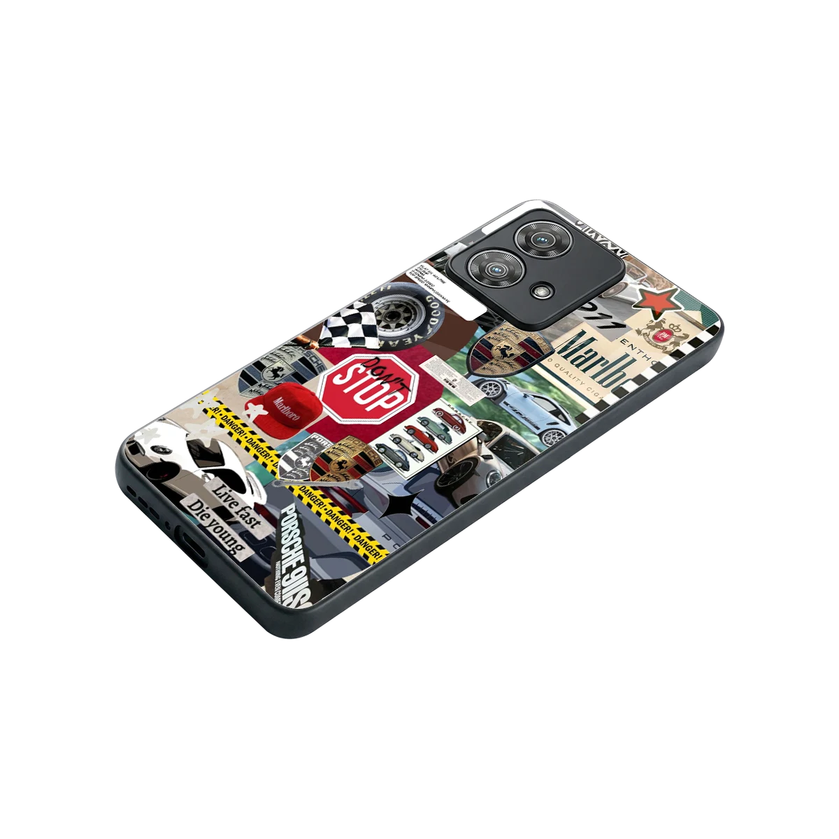 Limitless Ride stylish phone case for motorola edge 40 neo 5g | glossy glass and slim fit