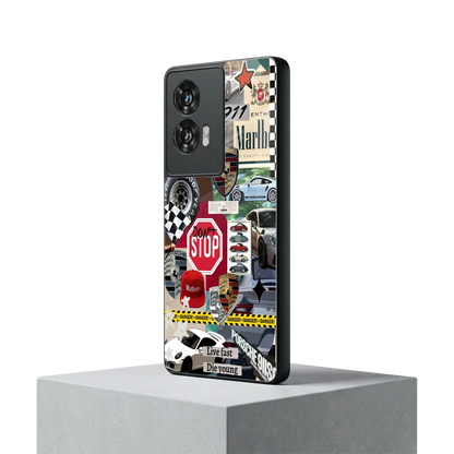 Limitless Ride motorola edge 50 fusion mobile cover | shockproof glass phone case