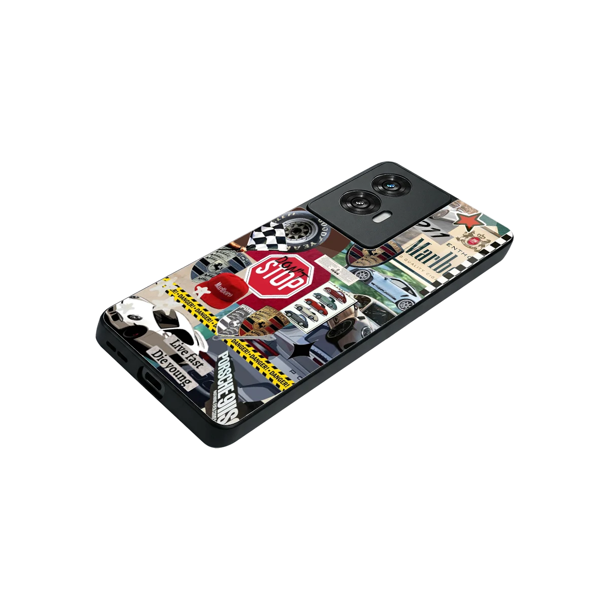 Limitless Ride stylish phone case for motorola edge 50 fusion | glossy glass and slim fit
