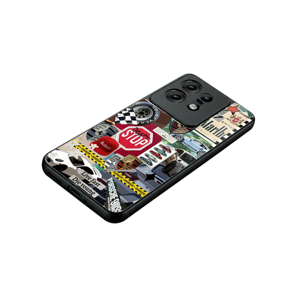 Limitless Ride stylish phone case for motorola edge 50 pro | glossy glass and slim fit