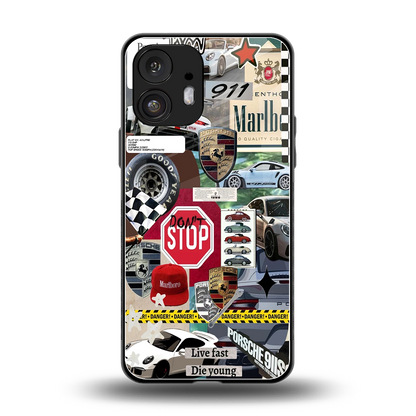 Limitless Ride back phone cover | glass case for nothing phone 2