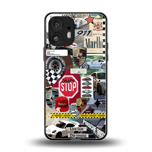 Limitless Ride back phone cover | glass case for nothing phone 2