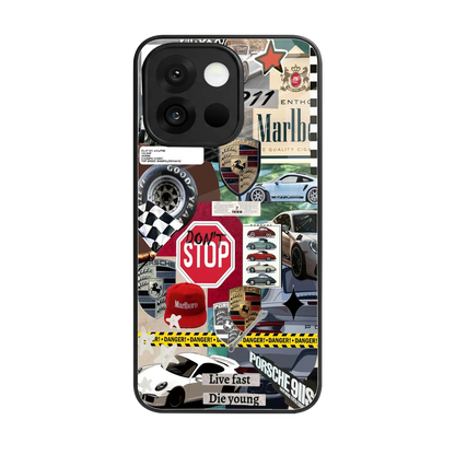 Limitless Ride back phone cover | glass case for oneplus 13s