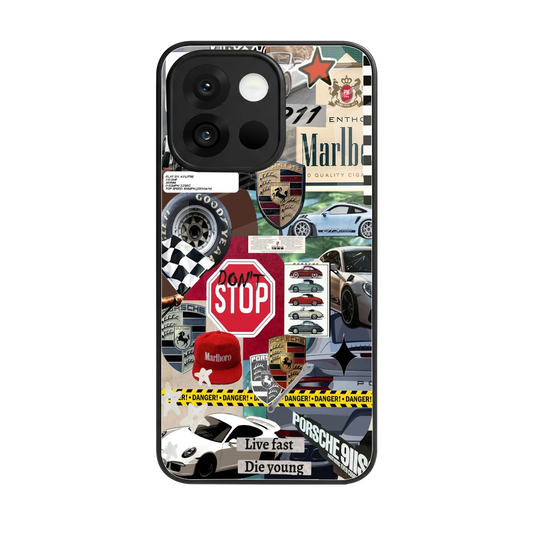 Limitless Ride back phone cover | glass case for oneplus 13s