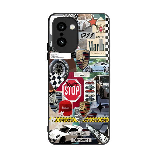 Limitless Ride back phone cover | glass case for oneplus 15r