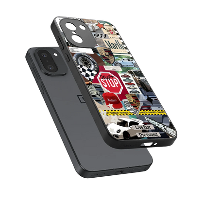 Limitless Ride sleek oneplus 15r cover with tempered glass back and TPU edges