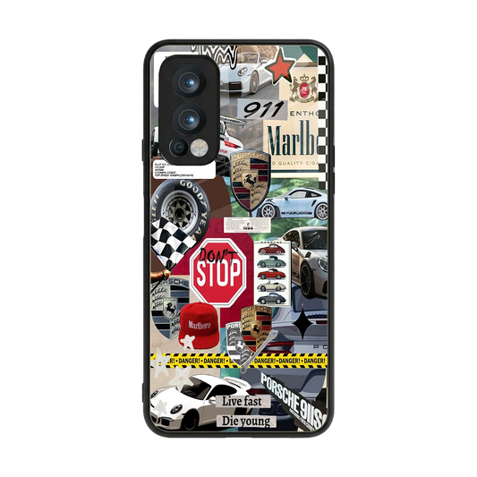 Limitless Ride back phone cover | glass case for oneplus nord 2