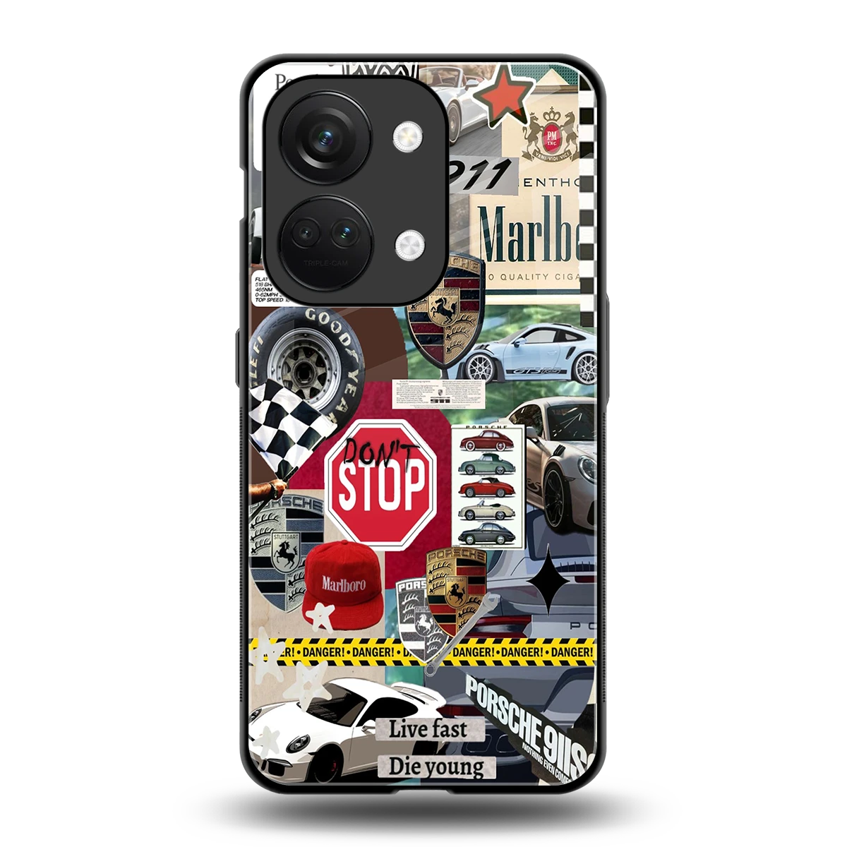 Limitless Ride back phone cover | glass case for oneplus nord 3