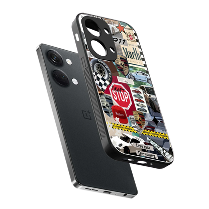 Limitless Ride sleek oneplus nord 3 cover with tempered glass back and TPU edges