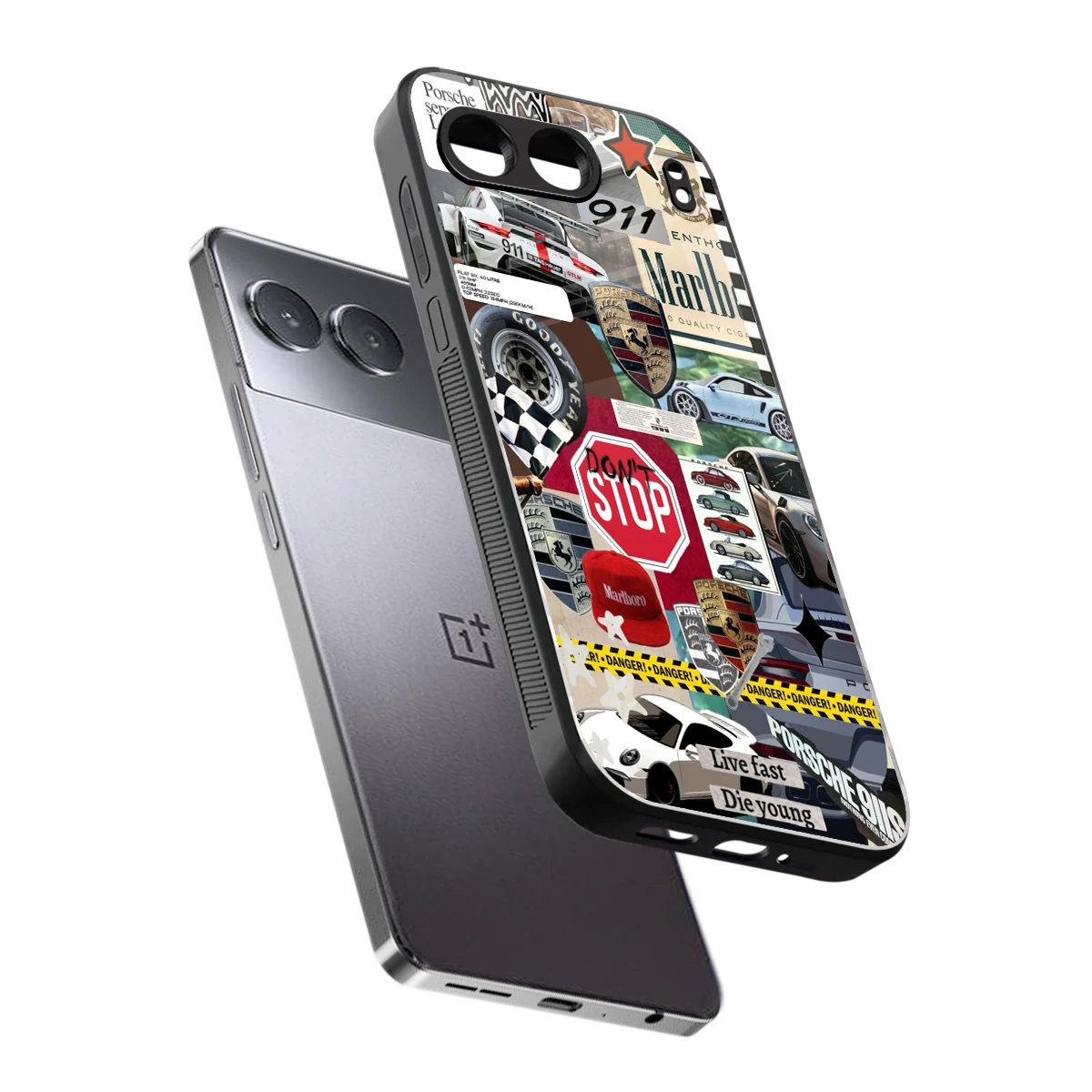 Limitless Ride sleek oneplus nord 4 cover with tempered glass back and TPU edges