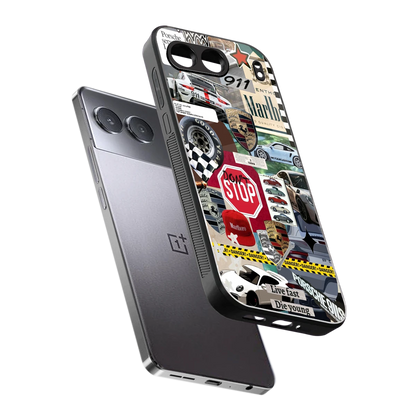 Limitless Ride sleek oneplus nord 4 cover with tempered glass back and TPU edges