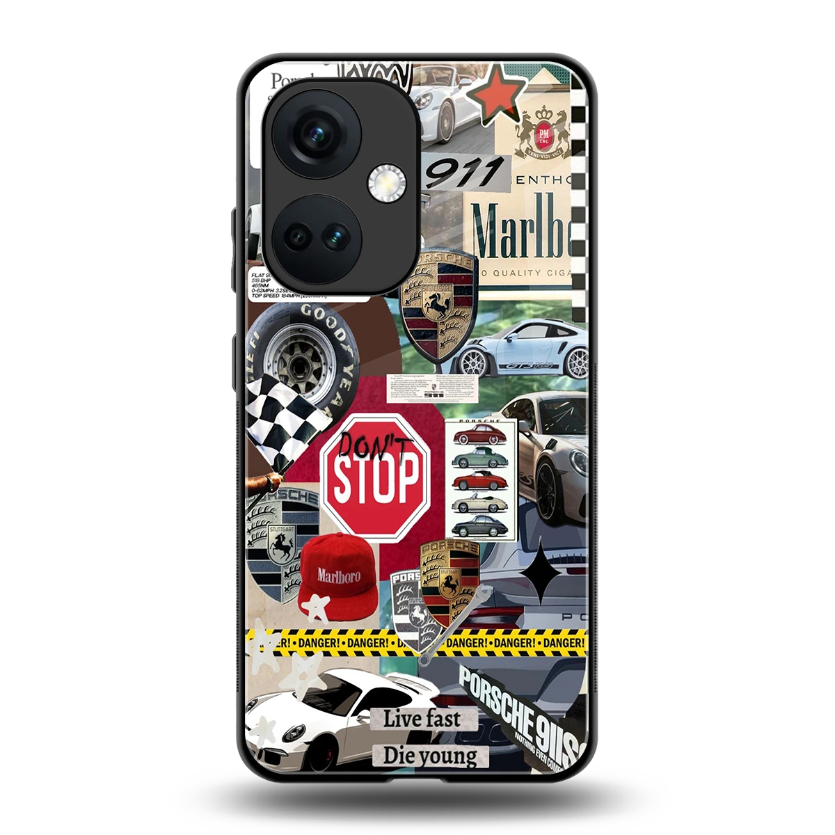 Limitless Ride back phone cover | glass case for oneplus nord ce 3