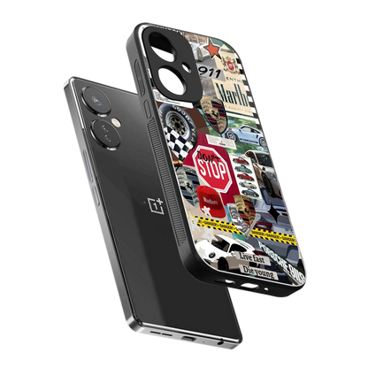Limitless Ride sleek oneplus nord ce 3 cover with tempered glass back and TPU edges