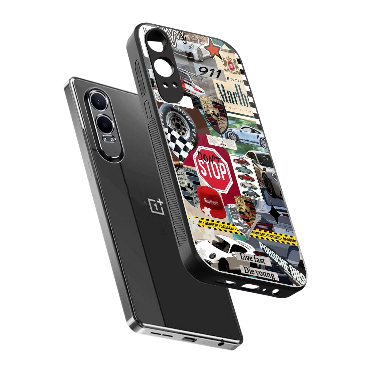 Limitless Ride sleek oneplus nord ce 4 lite cover with tempered glass back and TPU edges