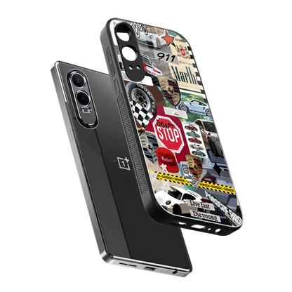 Limitless Ride sleek oneplus nord ce 4 lite cover with tempered glass back and TPU edges