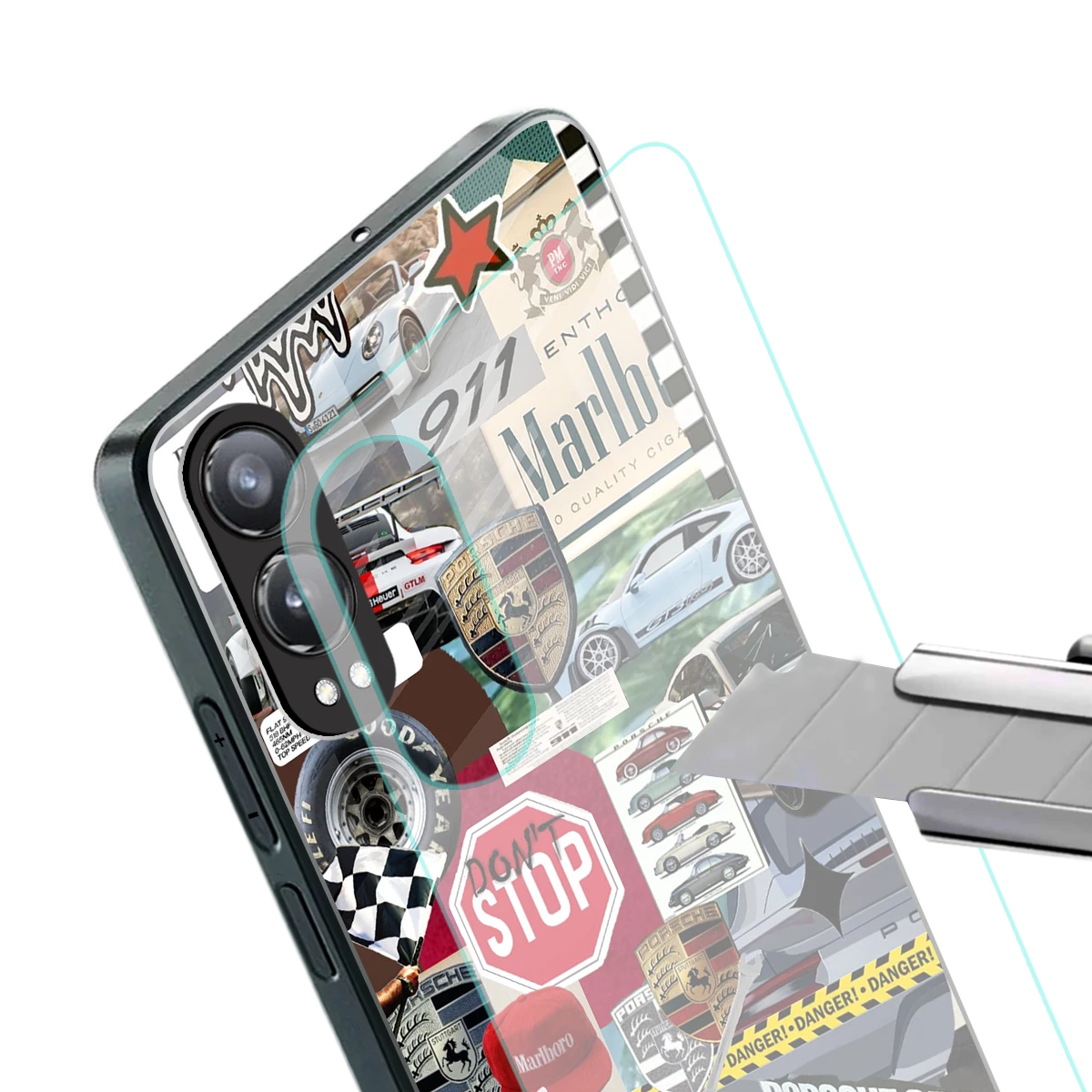Limitless Ride stylish phone case for oneplus nord ce 4 lite | glossy glass and slim fit